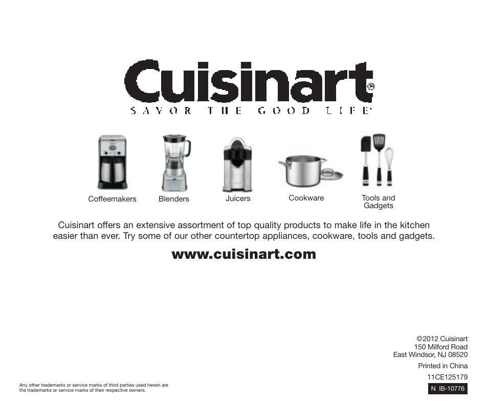 Cuisinart CPT-440 User Manual | Page 8 / 9