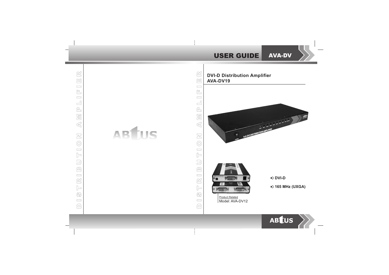 ABtUS AVA-DV19 User Manual | 2 pages