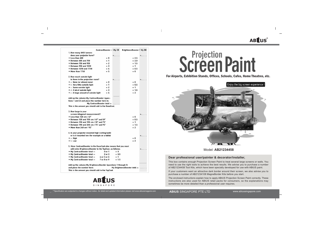 ABtUS AB21234458 User Manual | 8 pages