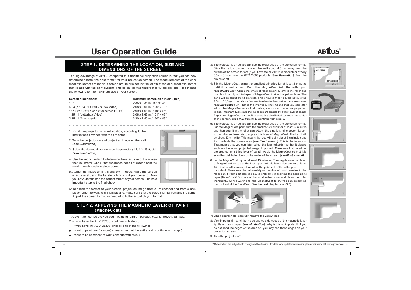 User operation guide | ABtUS AB21234458 User Manual | Page 3 / 8