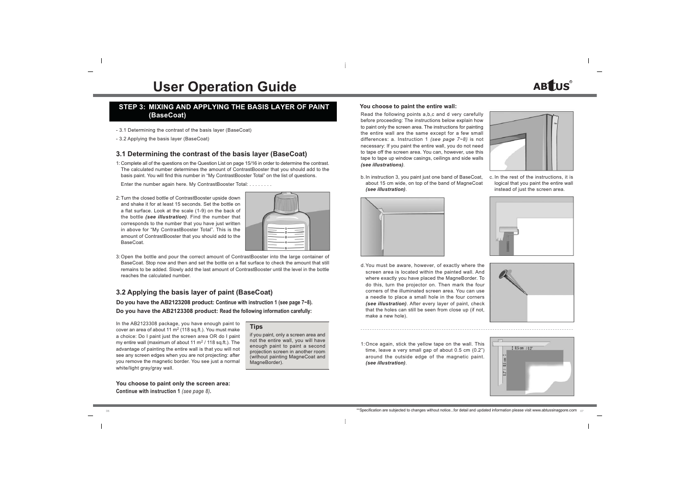 User operation guide | ABtUS AB21234458 User Manual | Page 4 / 8