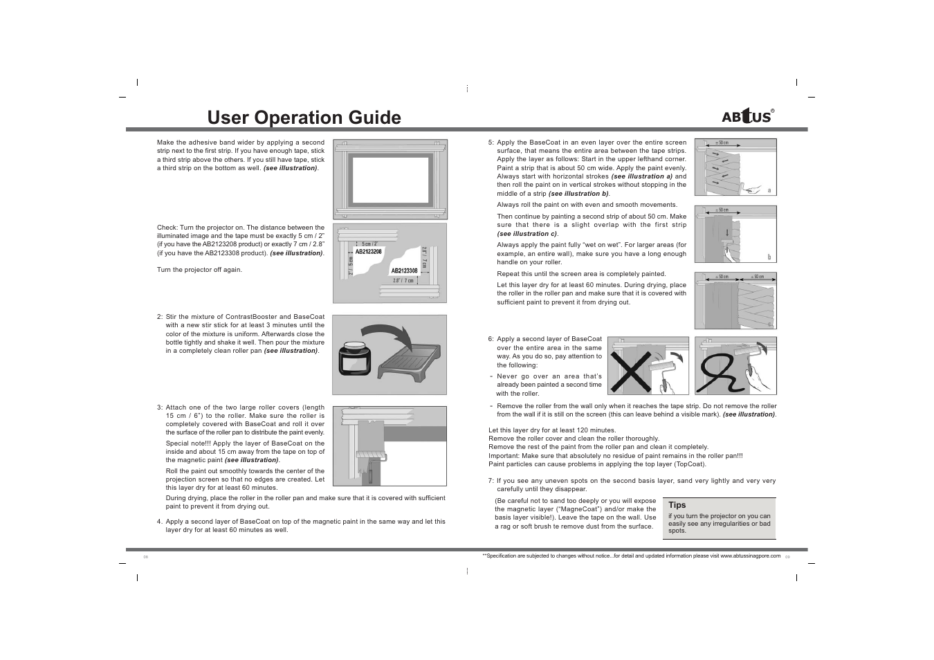 User operation guide | ABtUS AB21234458 User Manual | Page 5 / 8