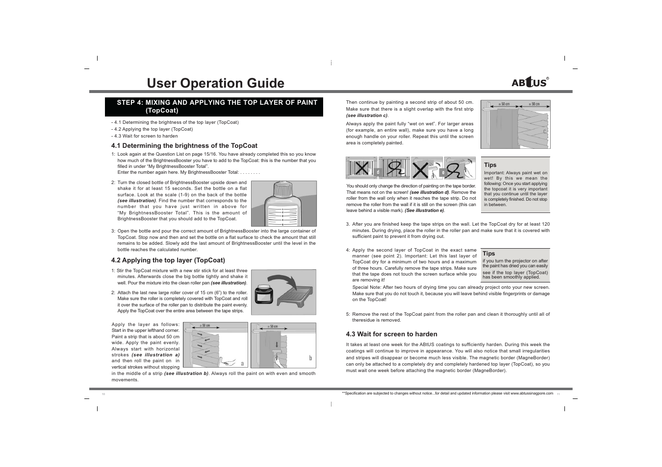 User operation guide | ABtUS AB21234458 User Manual | Page 6 / 8