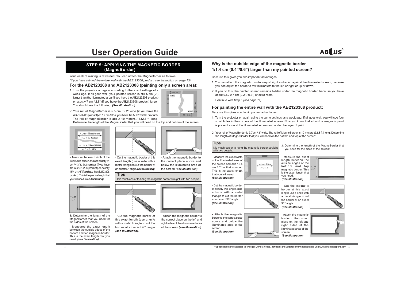 User operation guide | ABtUS AB21234458 User Manual | Page 7 / 8