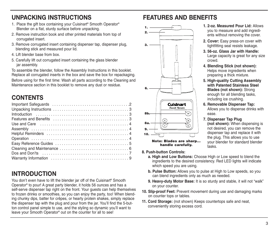 Cuisinart SMO-56 User Manual | Page 3 / 9