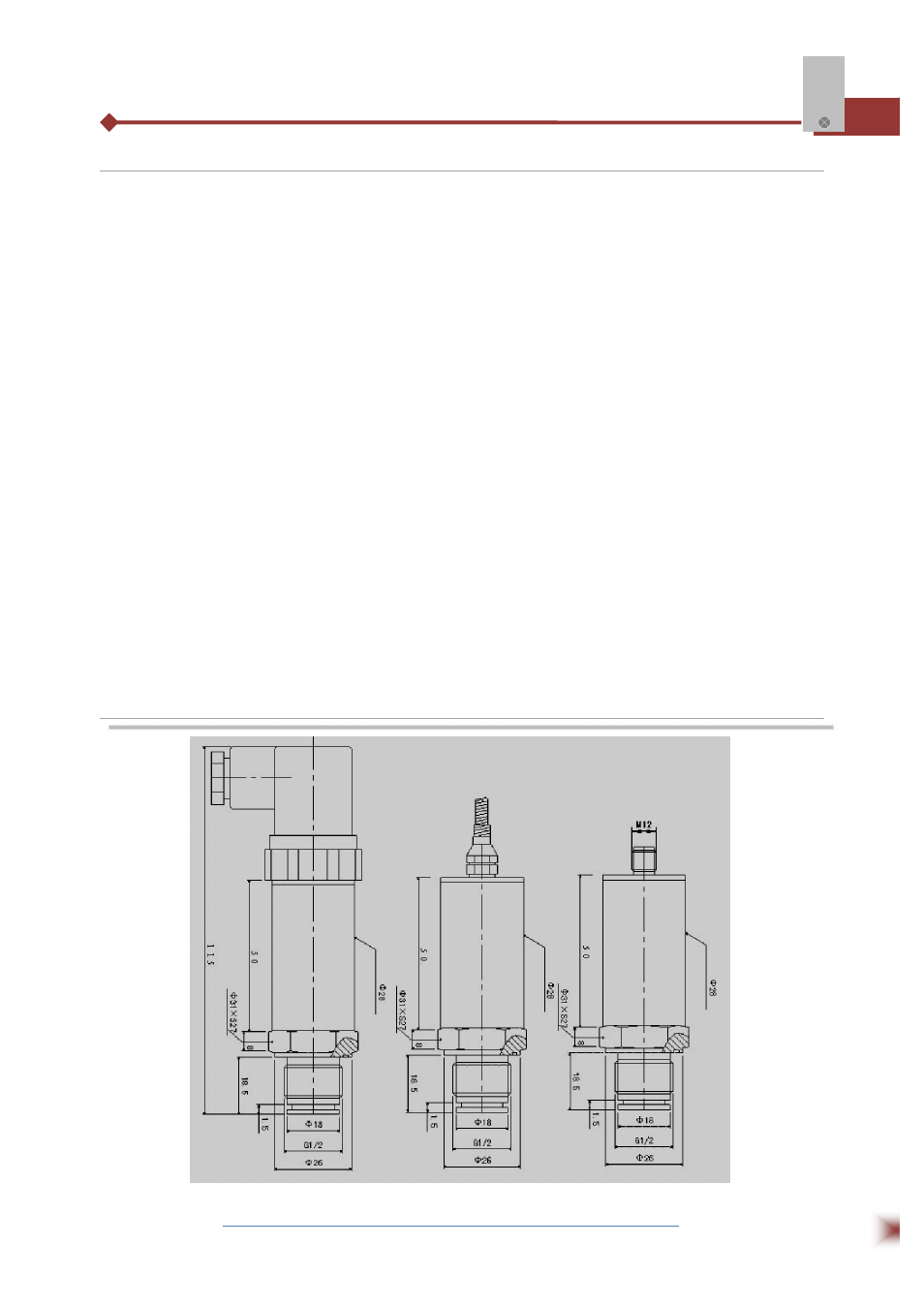 Dimensions | ABUS Technologies PT Series Pressure Transmitter User Manual | Page 5 / 11
