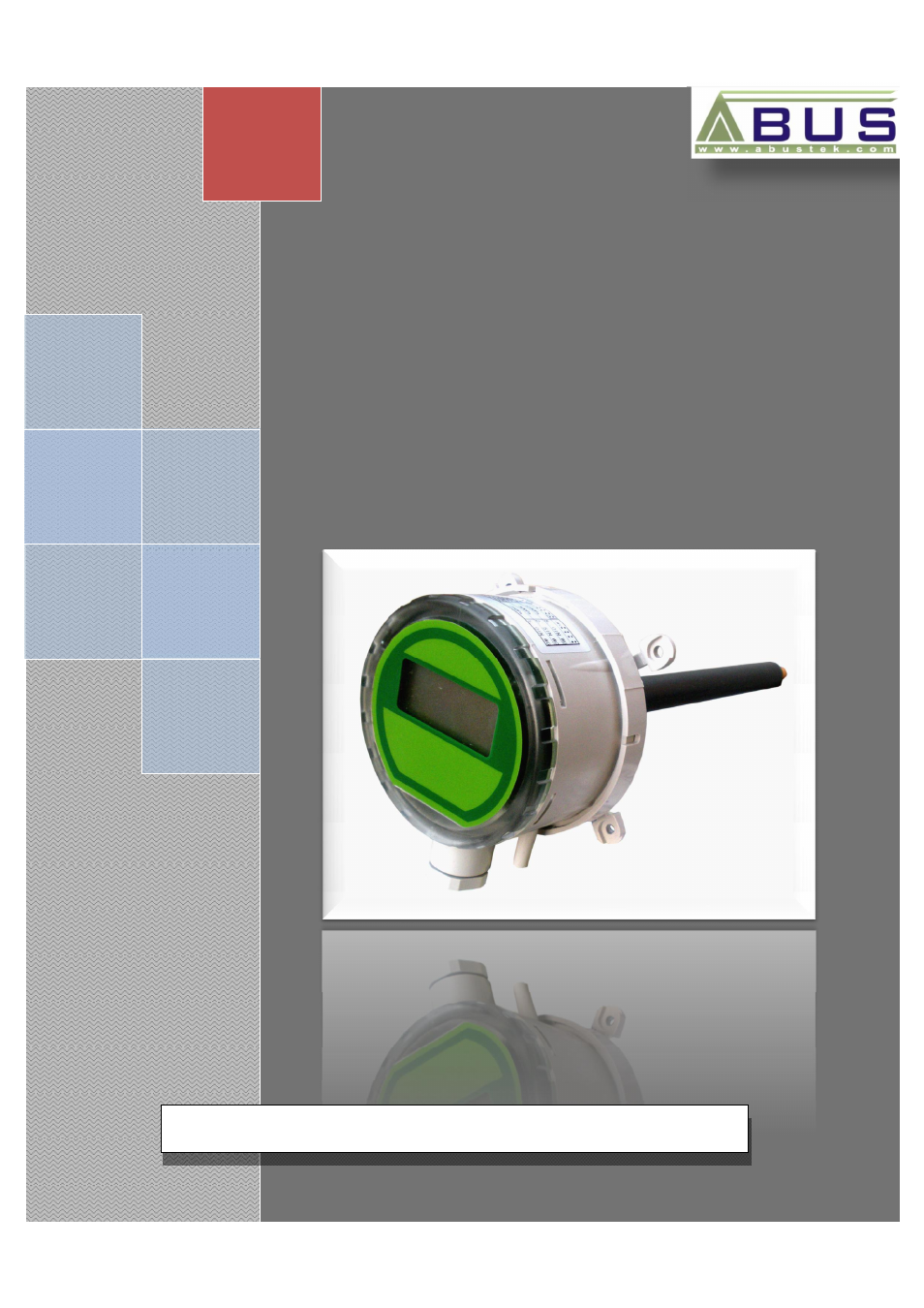 ABUS Technologies DPSENSE-V Series Multi-Range Air Velocity Transmitter User Manual | 13 pages
