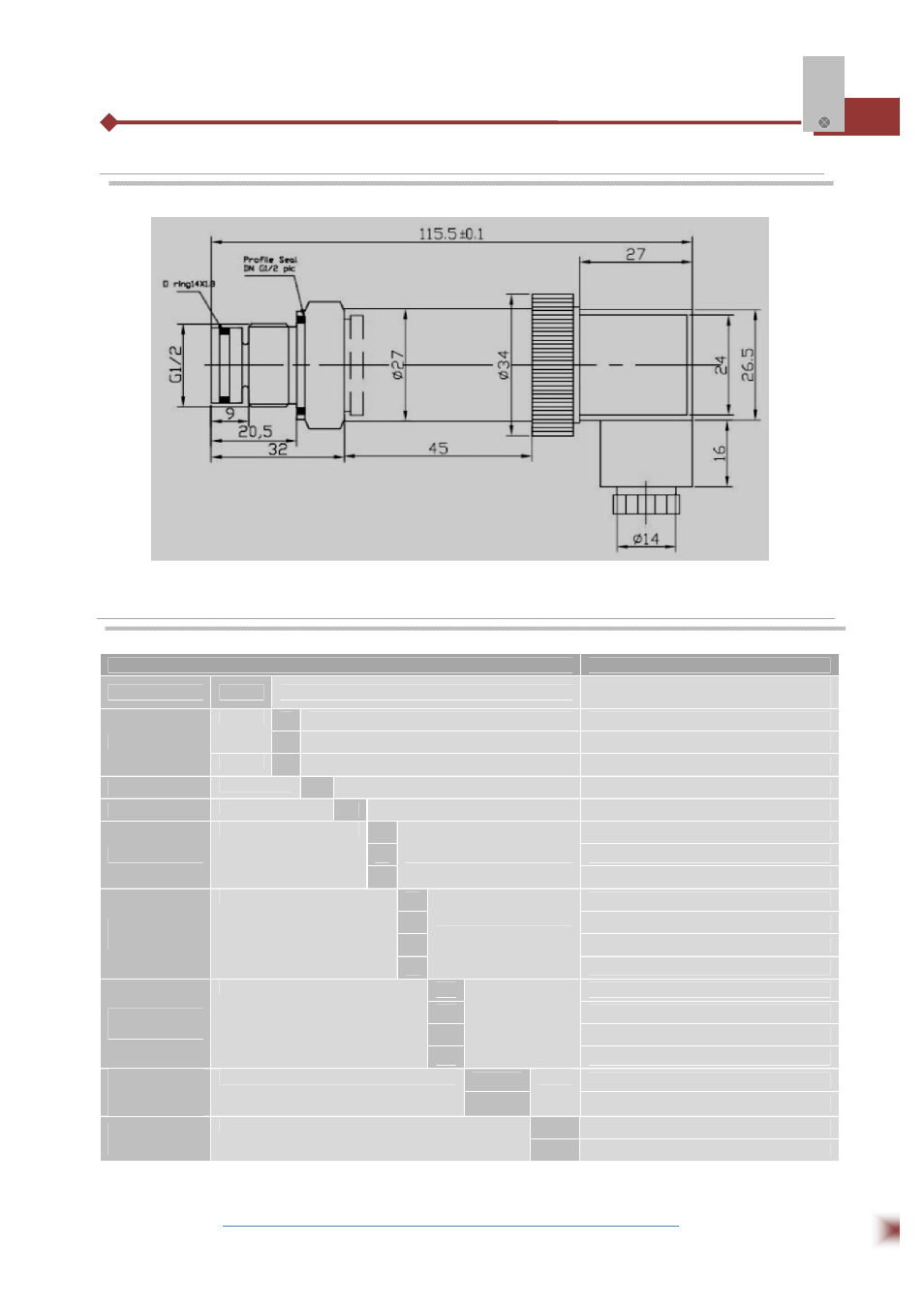 Dimensions, Ordering details | ABUS Technologies PT-FD Series Pressure Transmitter User Manual | Page 5 / 9
