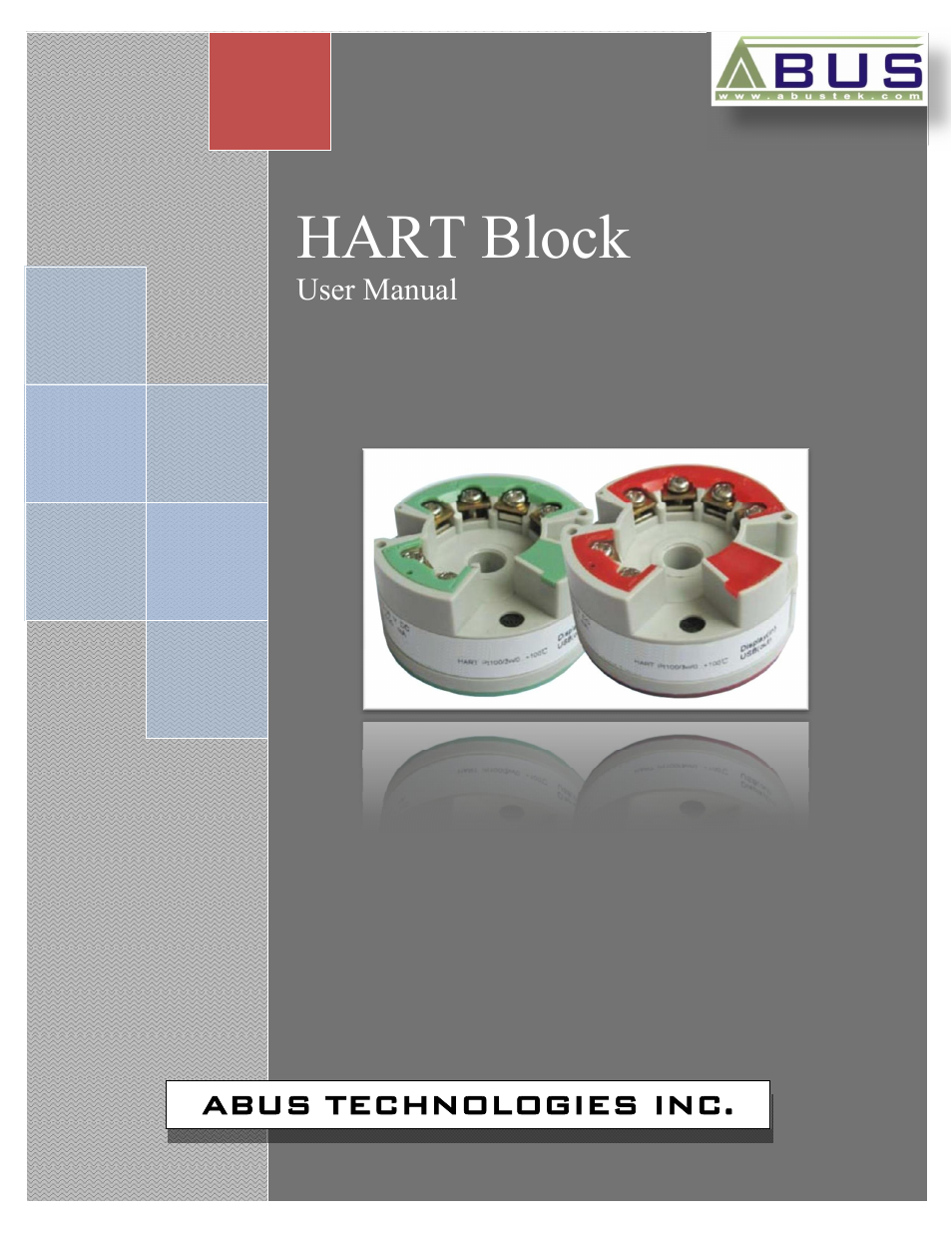 ABUS Technologies HART? Block Temperature Transmitter User Manual | 8 pages