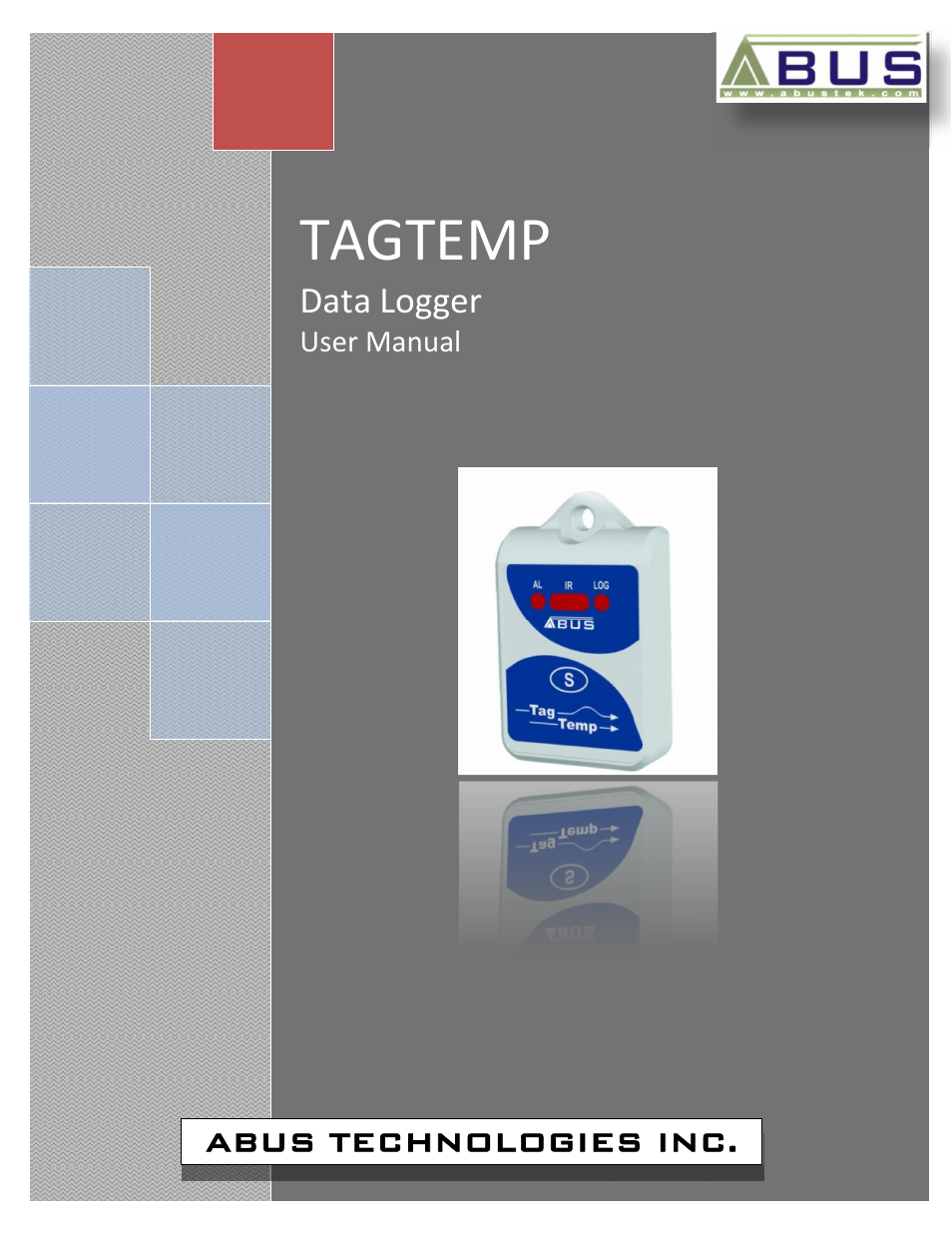 ABUS Technologies TAGTEMP Data Logger User Manual | 17 pages