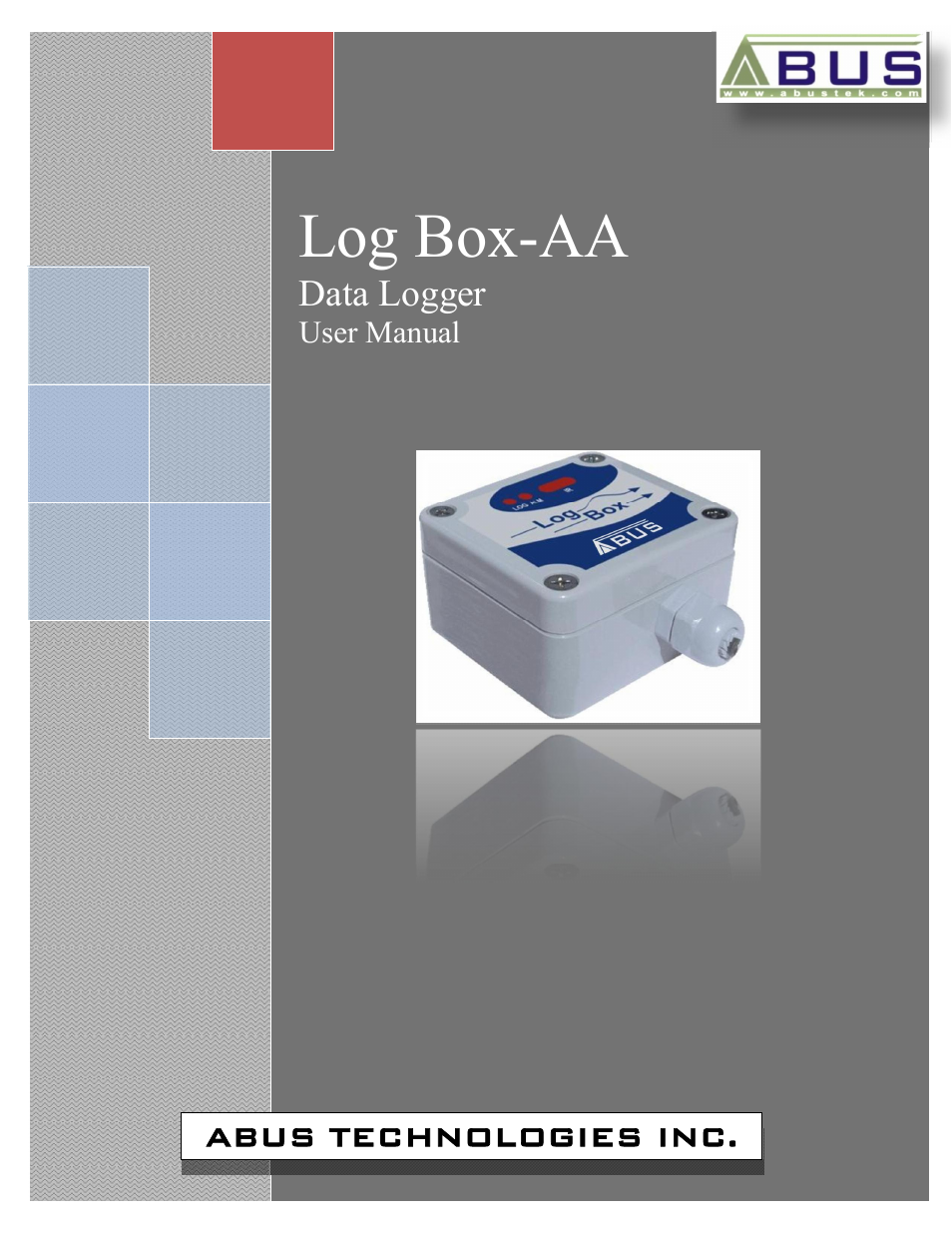 ABUS Technologies Log Box-AA Data Logger User Manual | 23 pages