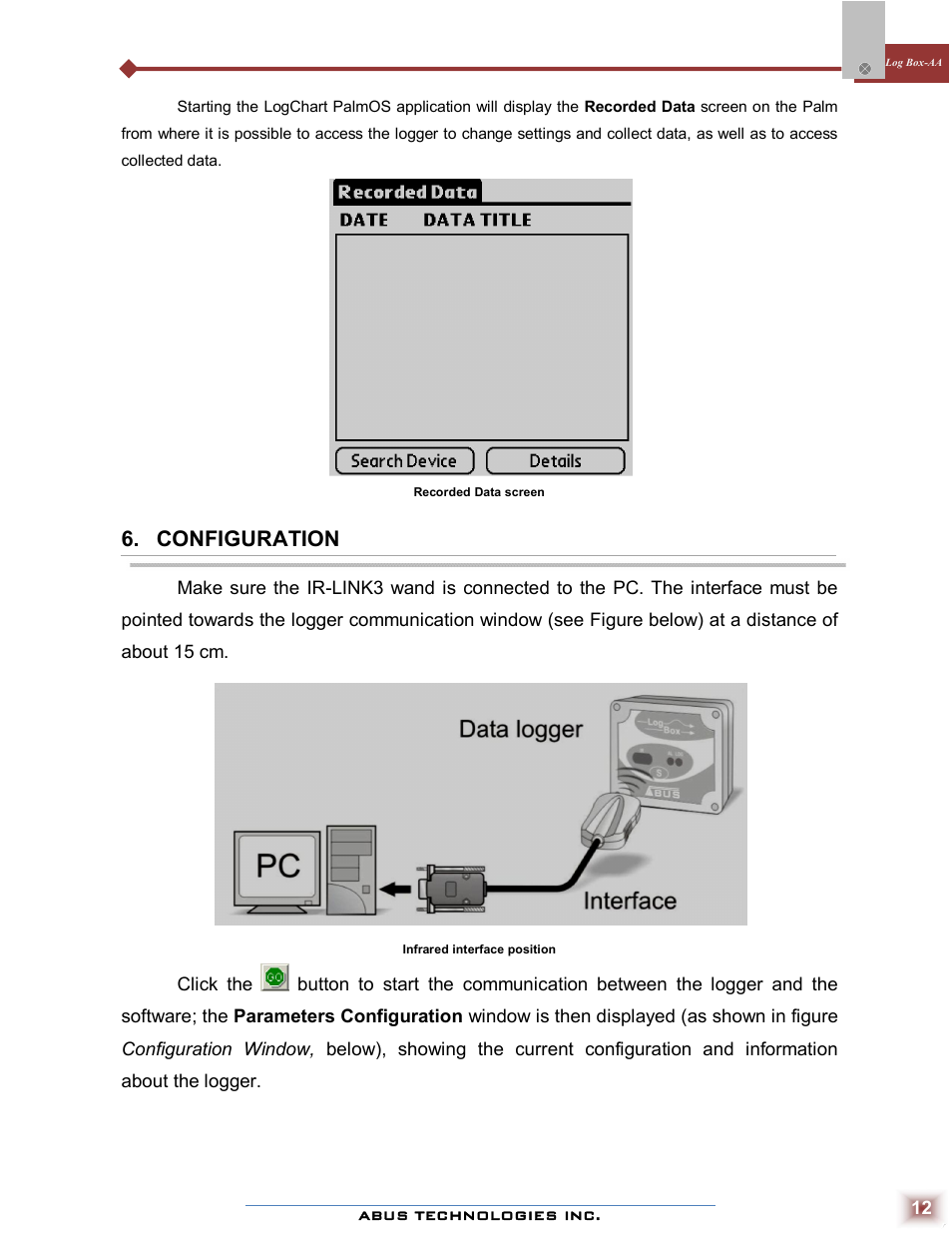 Configuration | ABUS Technologies Log Box-AA Data Logger User Manual | Page 12 / 23