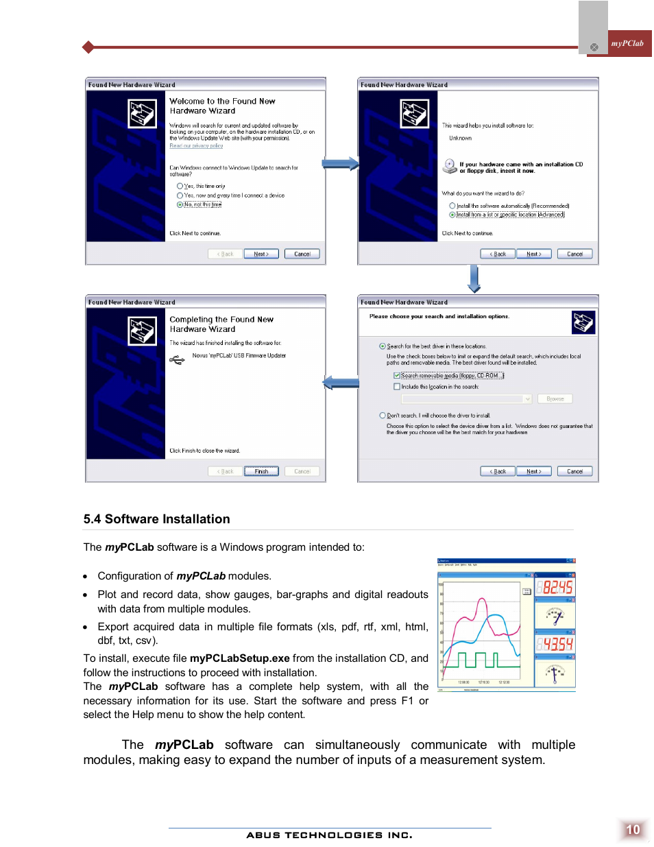 ABUS Technologies myPCLab Data Acquisition / Recorder User Manual | Page 10 / 12