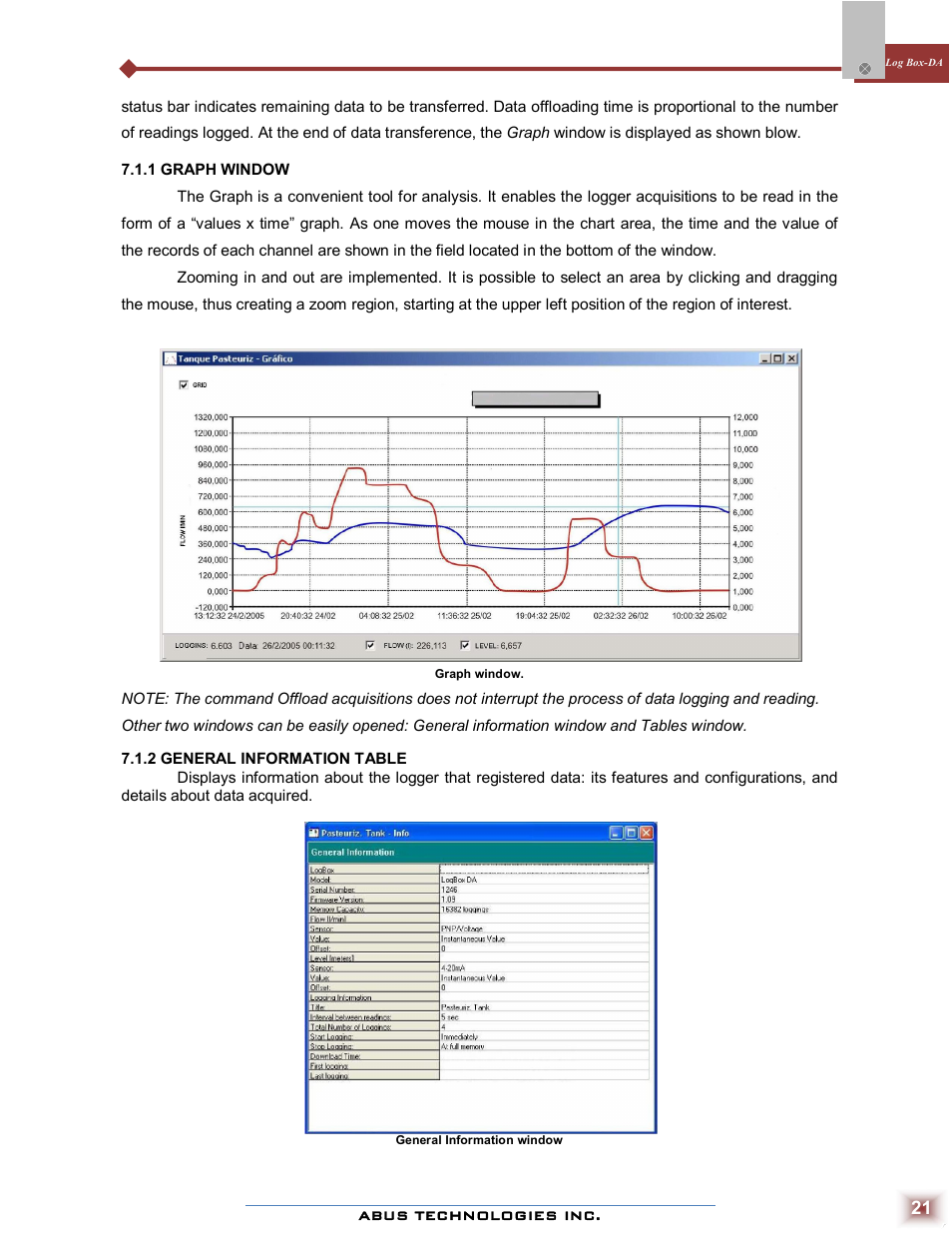 ABUS Technologies Log Box-DA Data Logger User Manual | Page 21 / 25