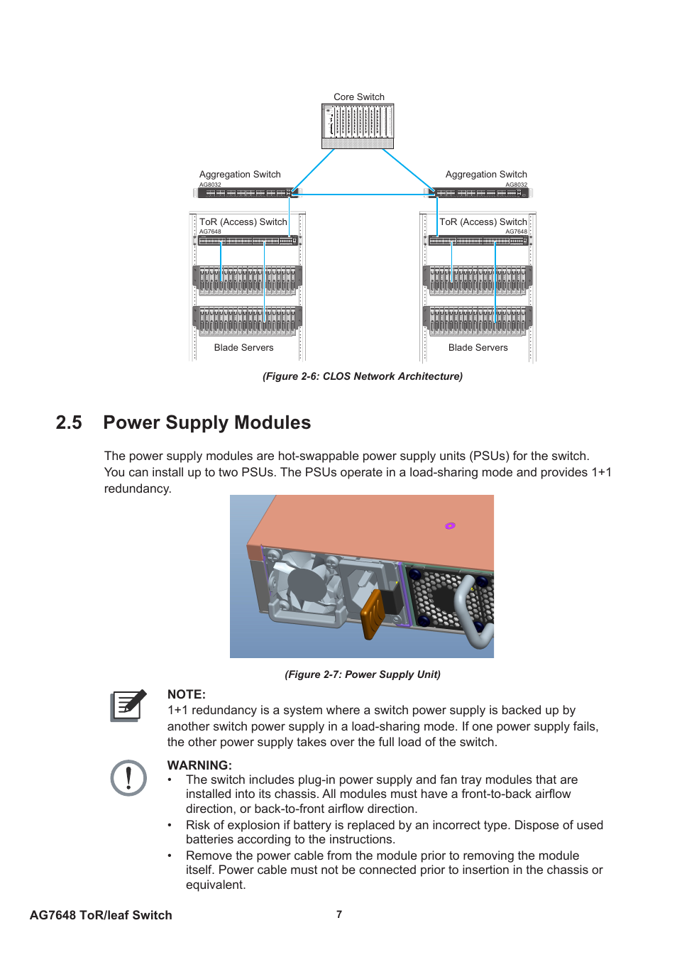 5 power supply modules | Agema AG7648 User Manual | Page 10 / 22