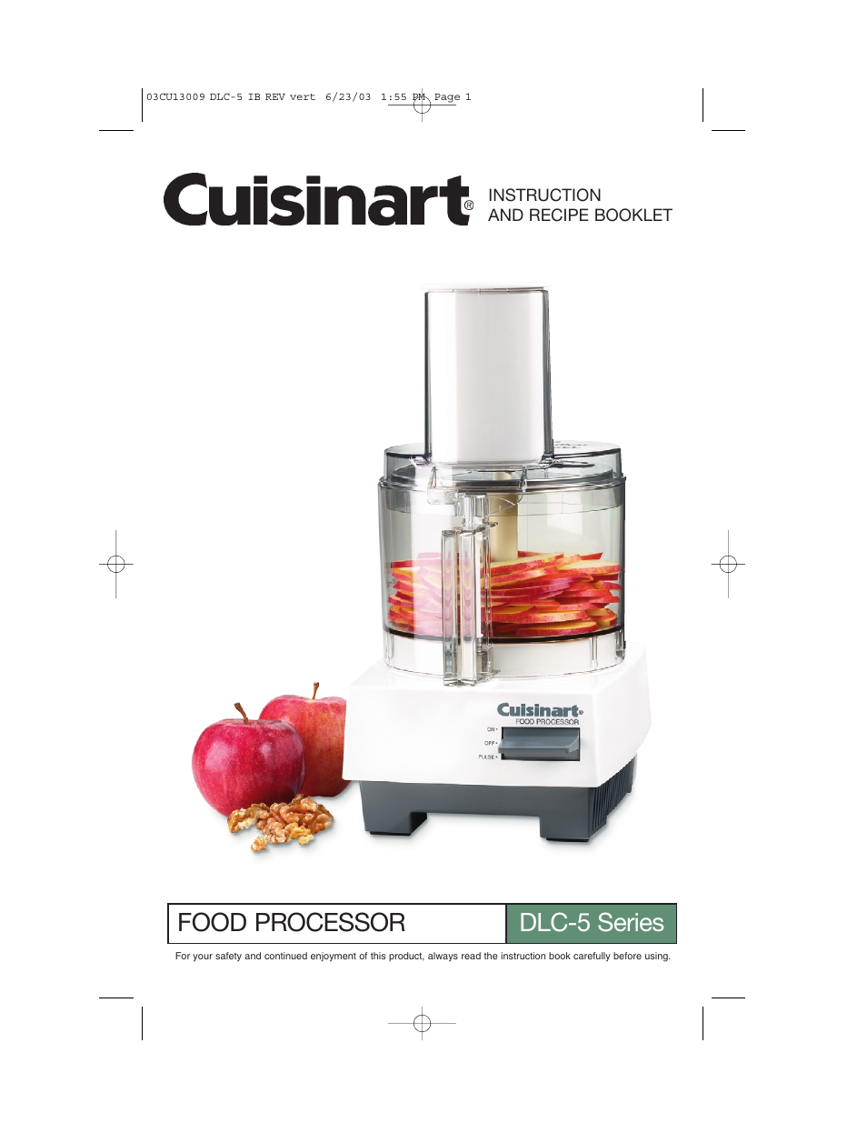 Cuisinart DLC-5 User Manual | 28 pages