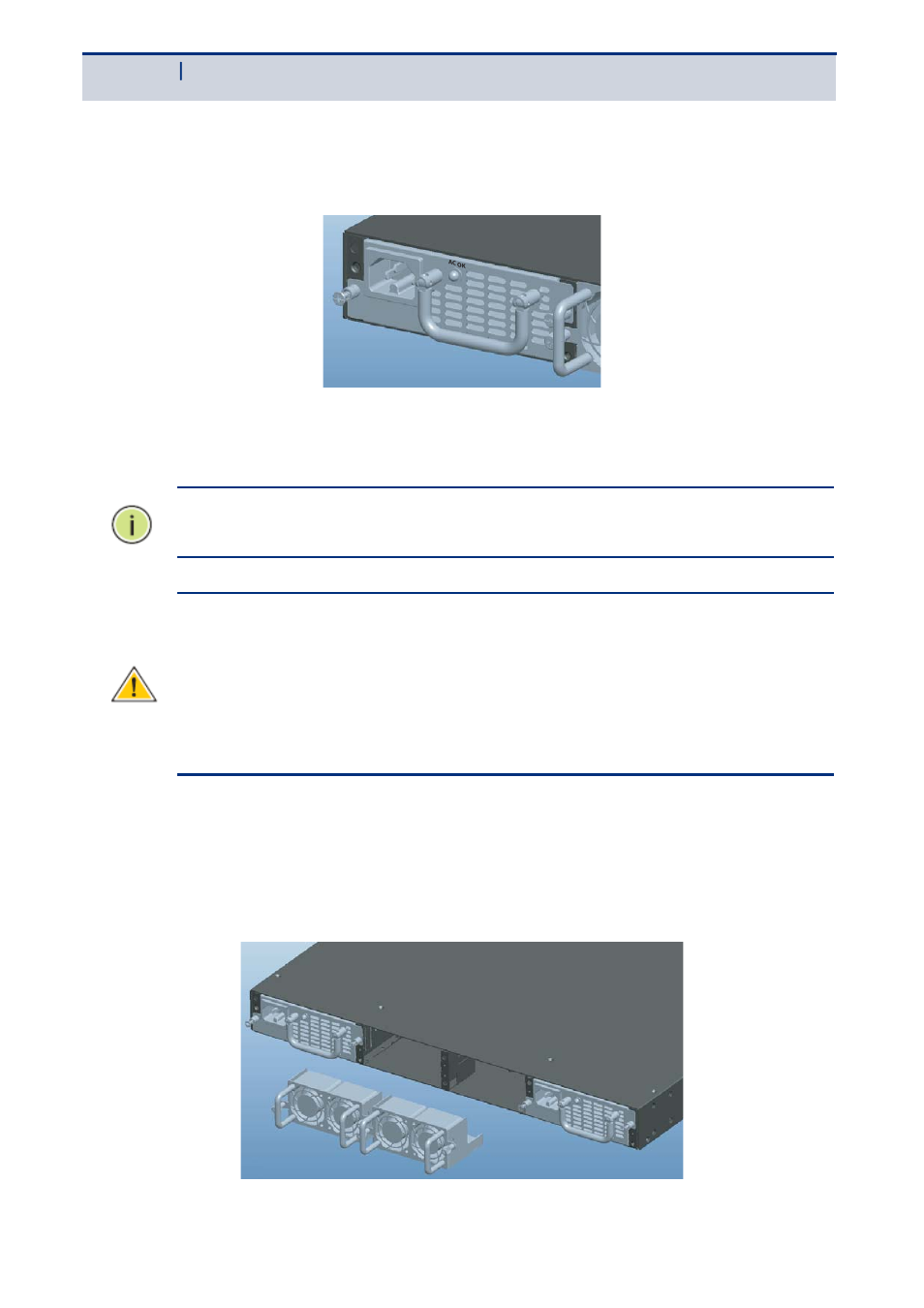 Power supply modules, Fan tray module | Agema AG7448CU-R User Manual | Page 10 / 20
