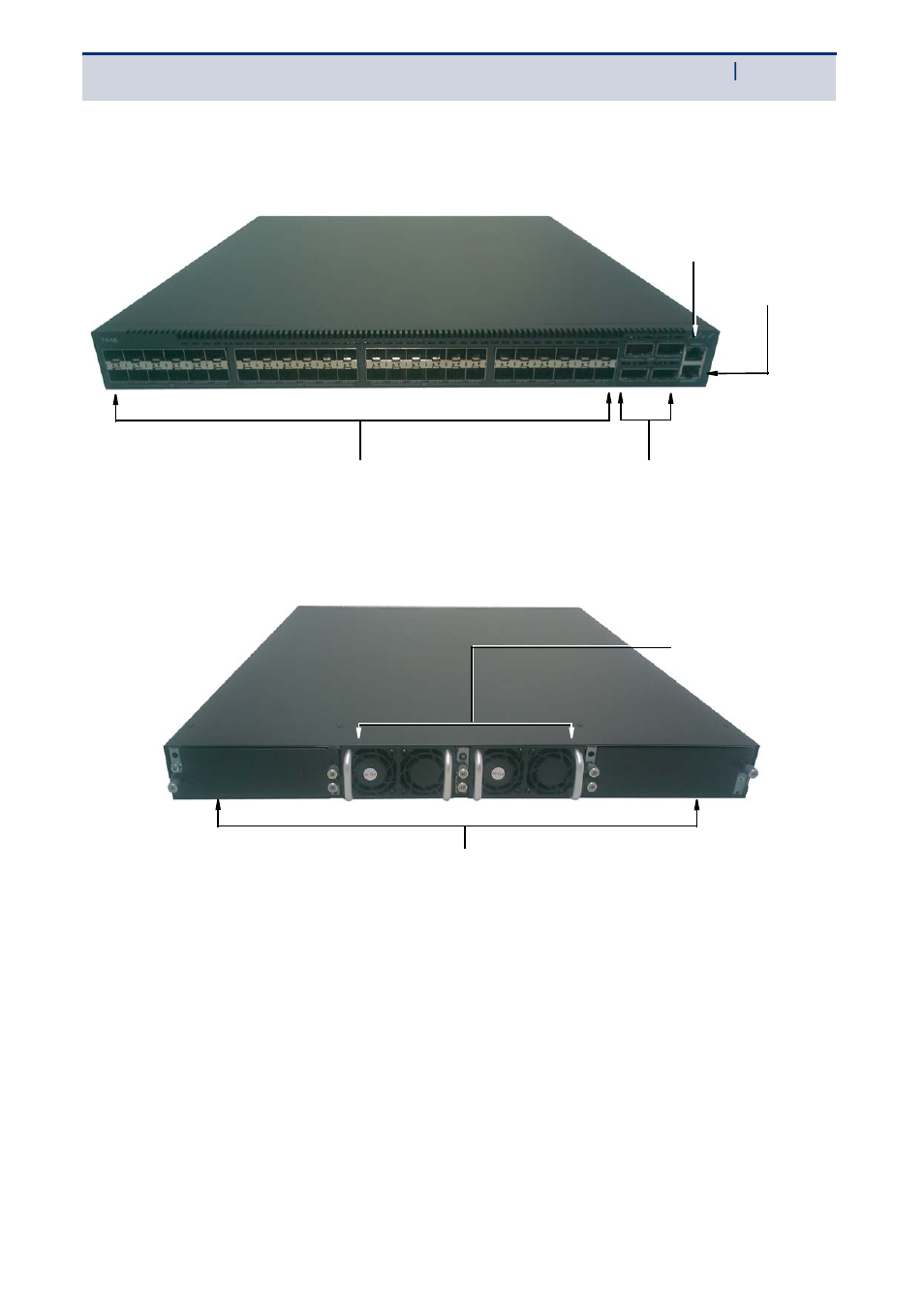 Front view, Rear view | Agema AG7448CU-R User Manual | Page 5 / 20