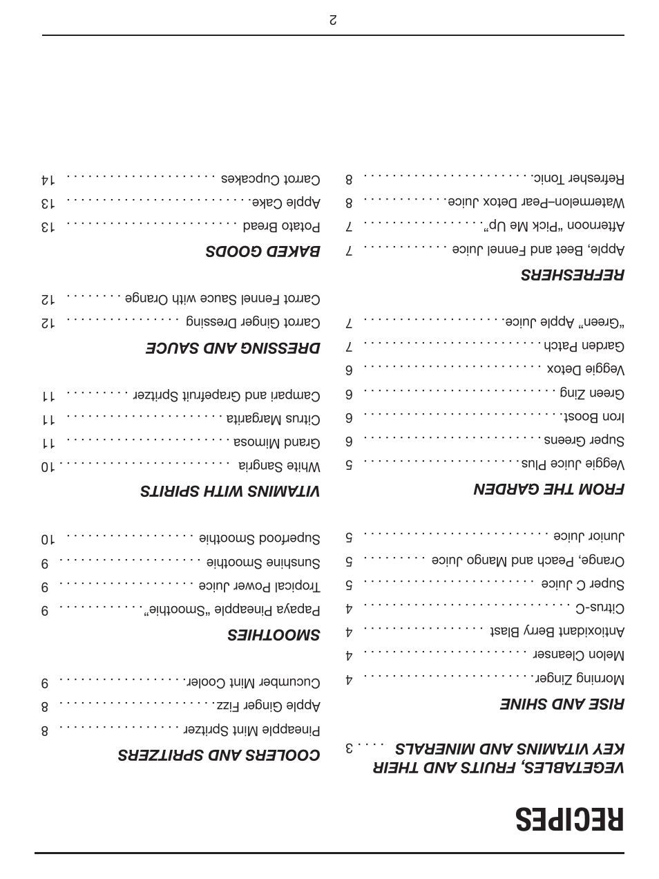 Recipes | Cuisinart Compact Juice Extractor CJE-500 User Manual | Page 23 / 25