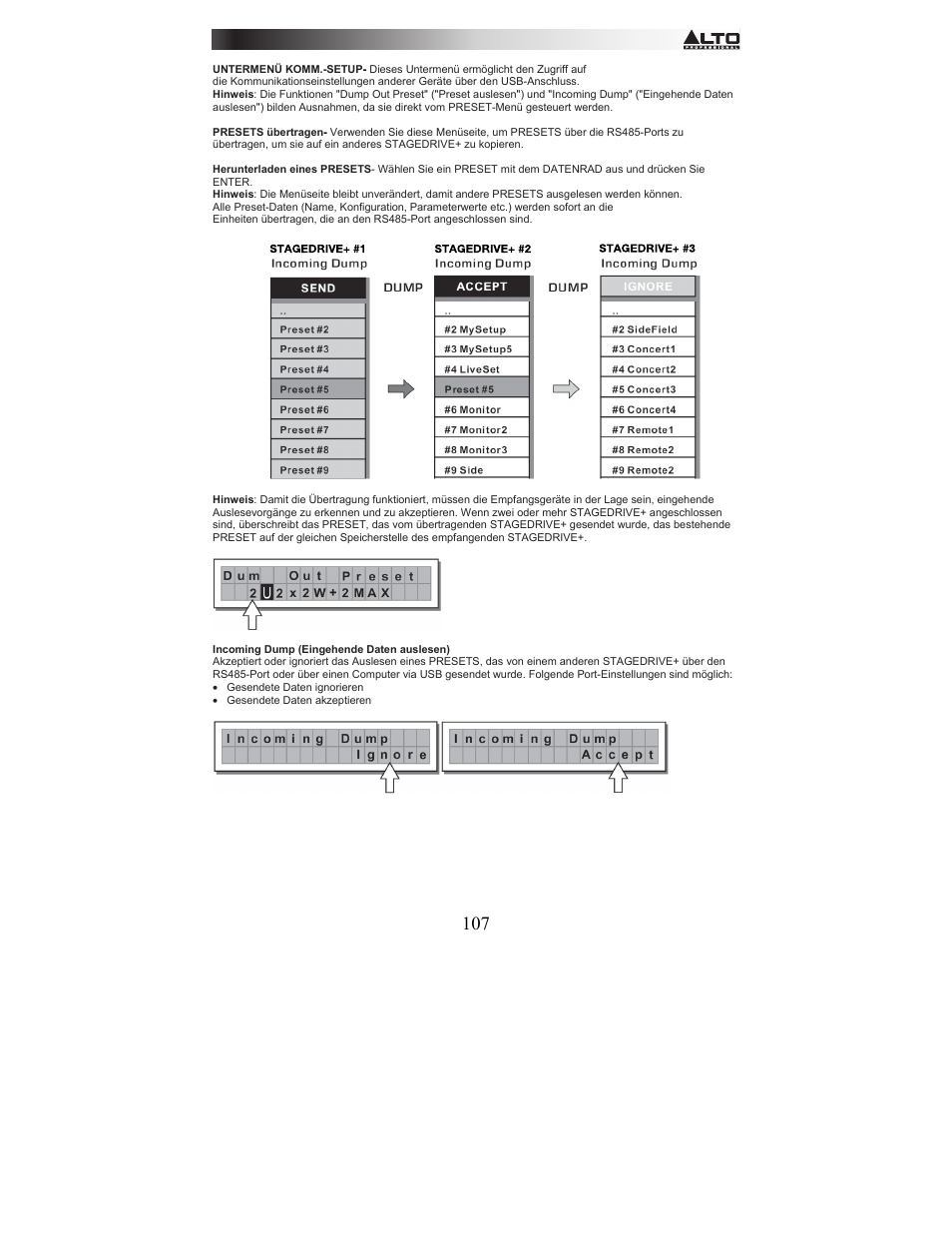 Alto Professional STAGEDRIVE+ User Manual | Page 108 / 156