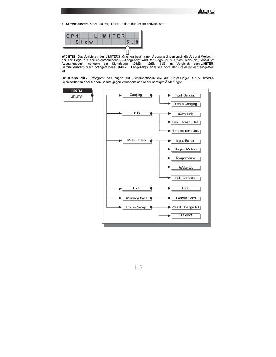 Alto Professional STAGEDRIVE+ User Manual | Page 116 / 156