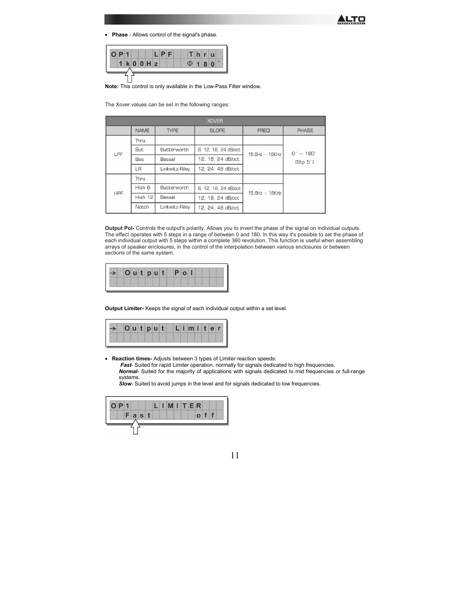 Alto Professional STAGEDRIVE+ User Manual | Page 12 / 156