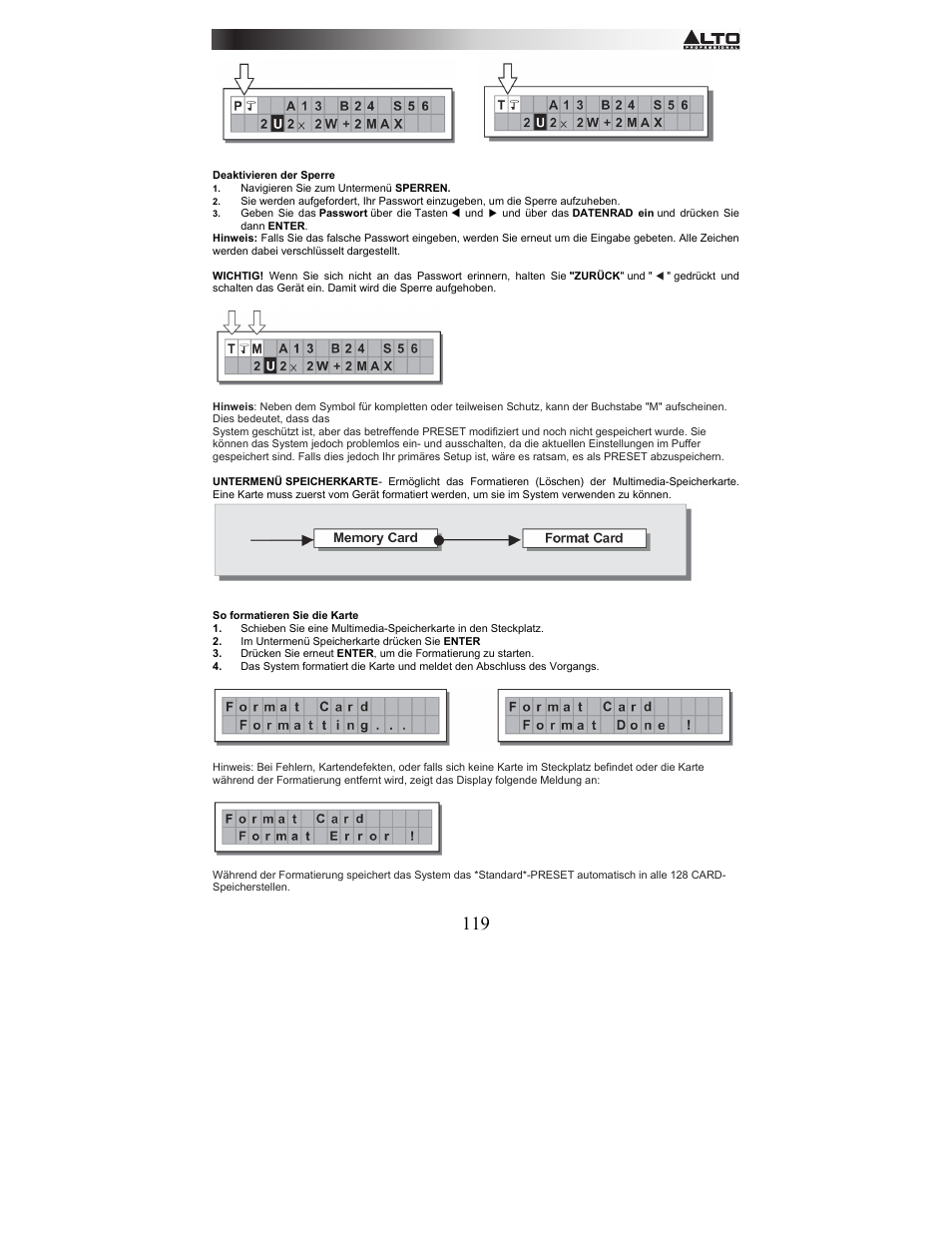 Alto Professional STAGEDRIVE+ User Manual | Page 120 / 156