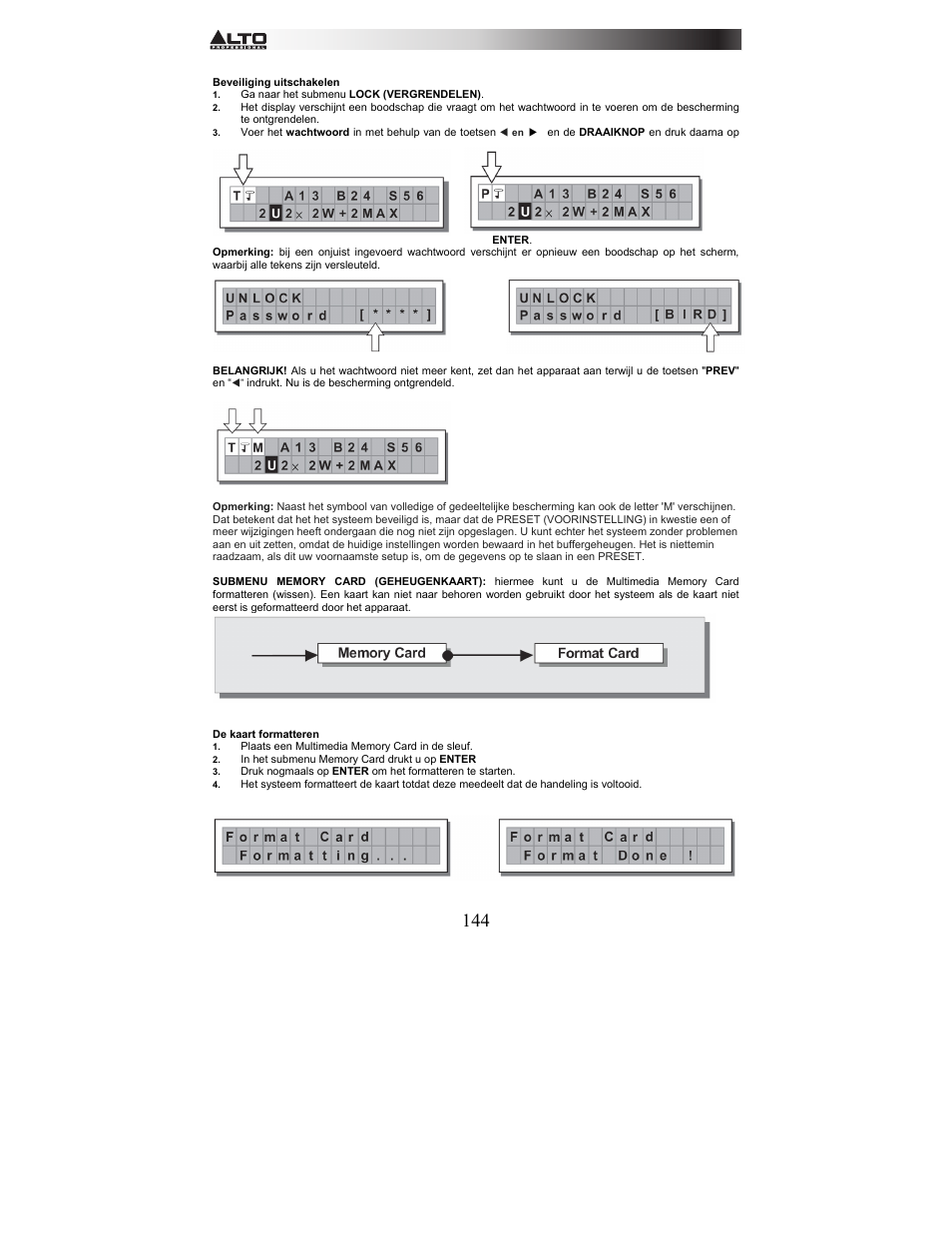 Alto Professional STAGEDRIVE+ User Manual | Page 145 / 156