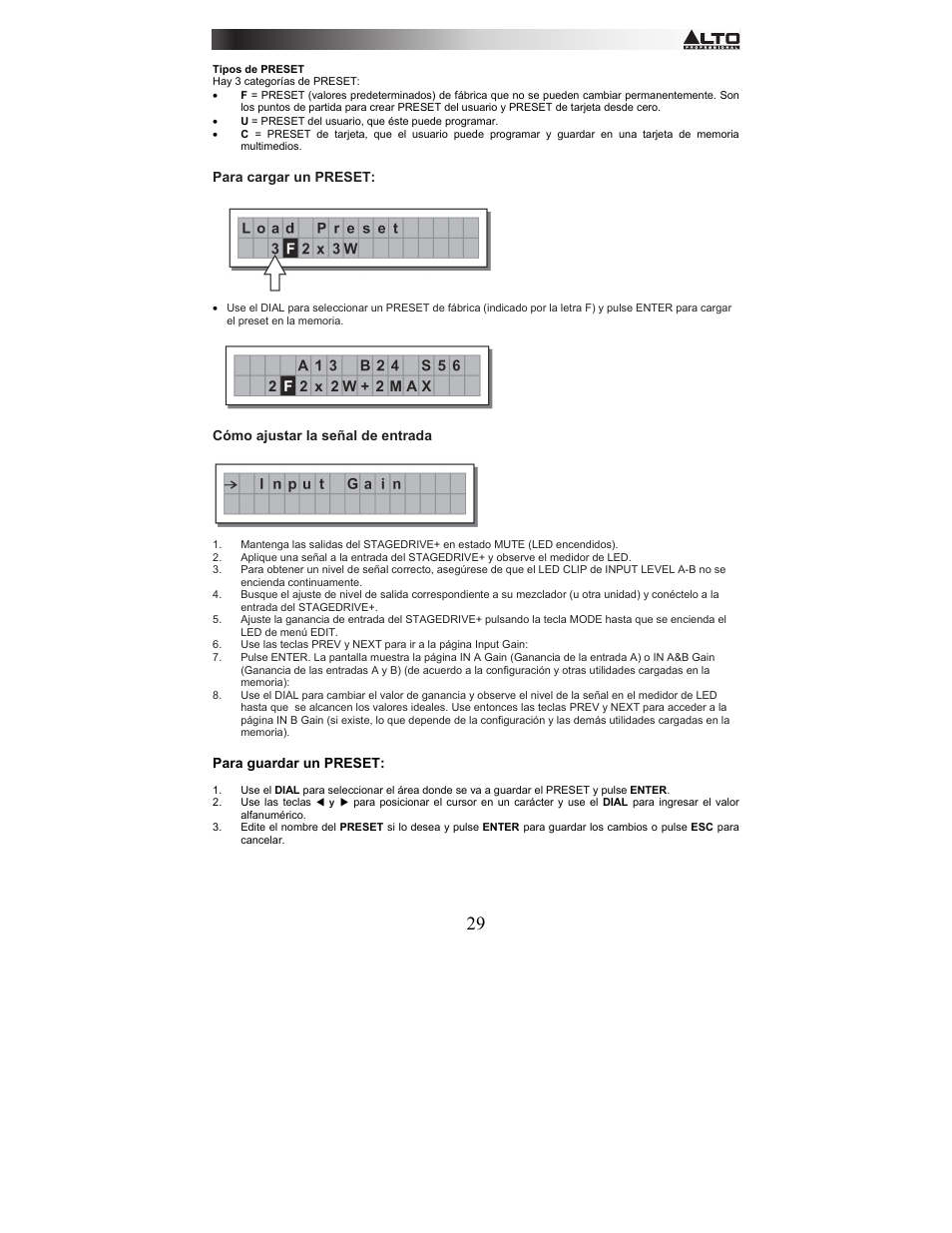 Alto Professional STAGEDRIVE+ User Manual | Page 30 / 156