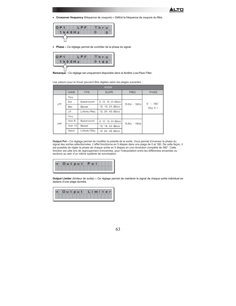 Alto Professional STAGEDRIVE+ User Manual | Page 64 / 156
