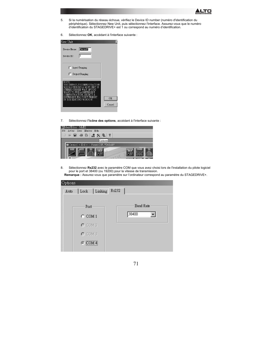 Alto Professional STAGEDRIVE+ User Manual | Page 72 / 156
