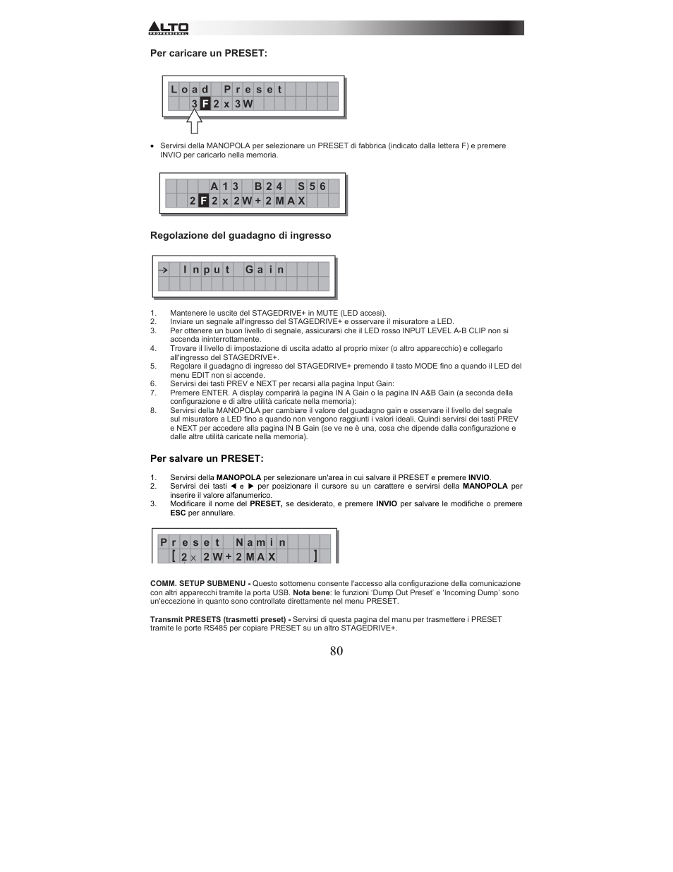 Alto Professional STAGEDRIVE+ User Manual | Page 81 / 156