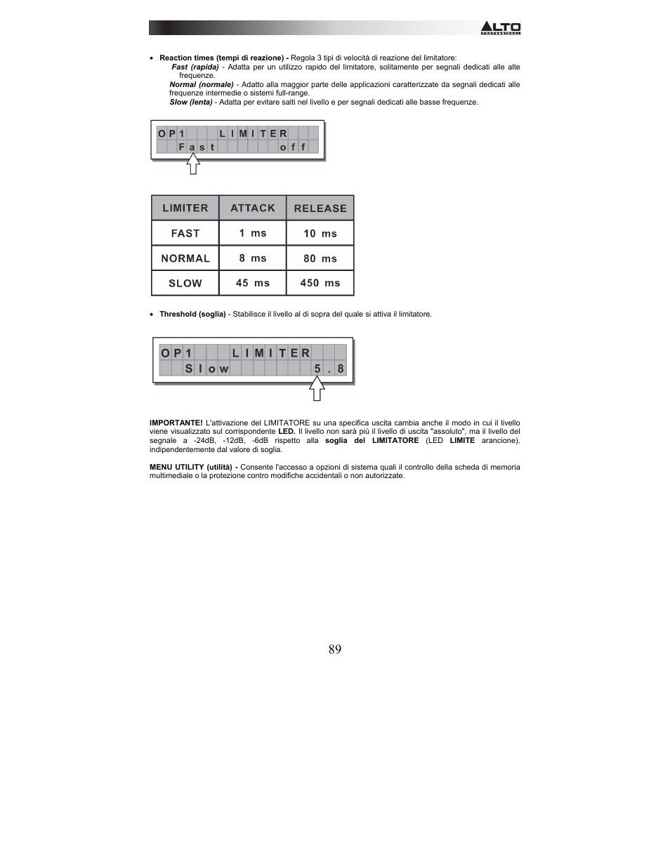 Alto Professional STAGEDRIVE+ User Manual | Page 90 / 156
