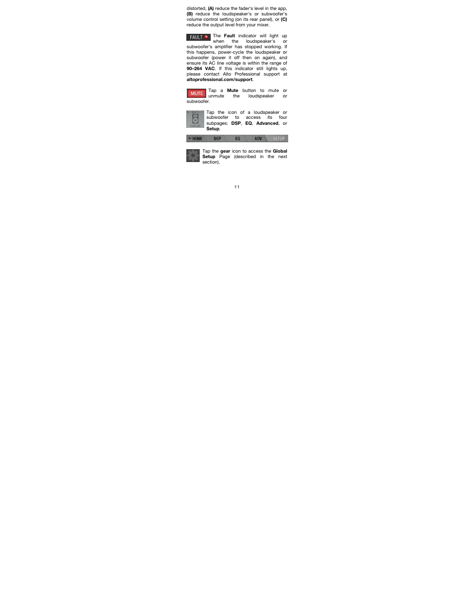 Alto Professional Live Drive App User Manual | Page 11 / 27
