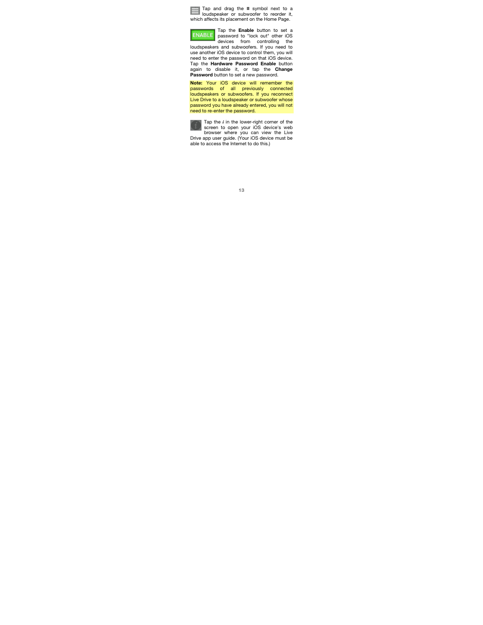 Alto Professional Live Drive App User Manual | Page 13 / 27