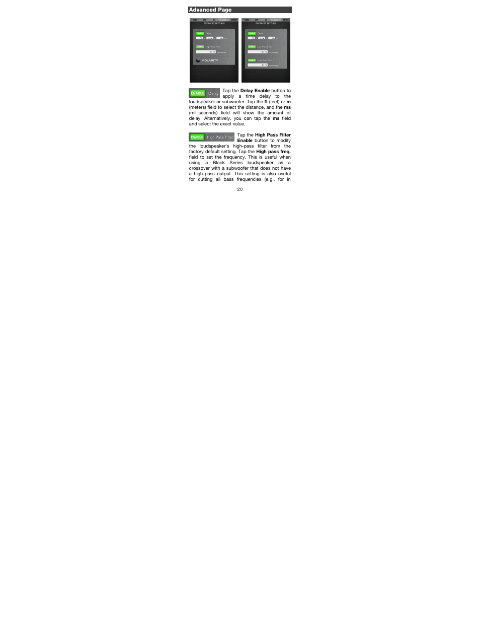 Alto Professional Live Drive App User Manual | Page 20 / 27