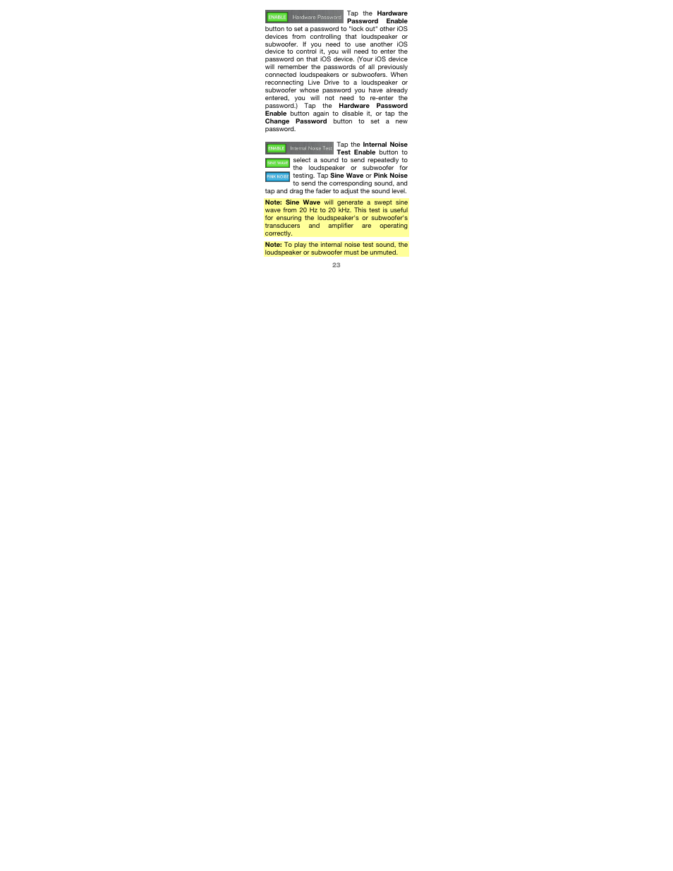 Alto Professional Live Drive App User Manual | Page 23 / 27