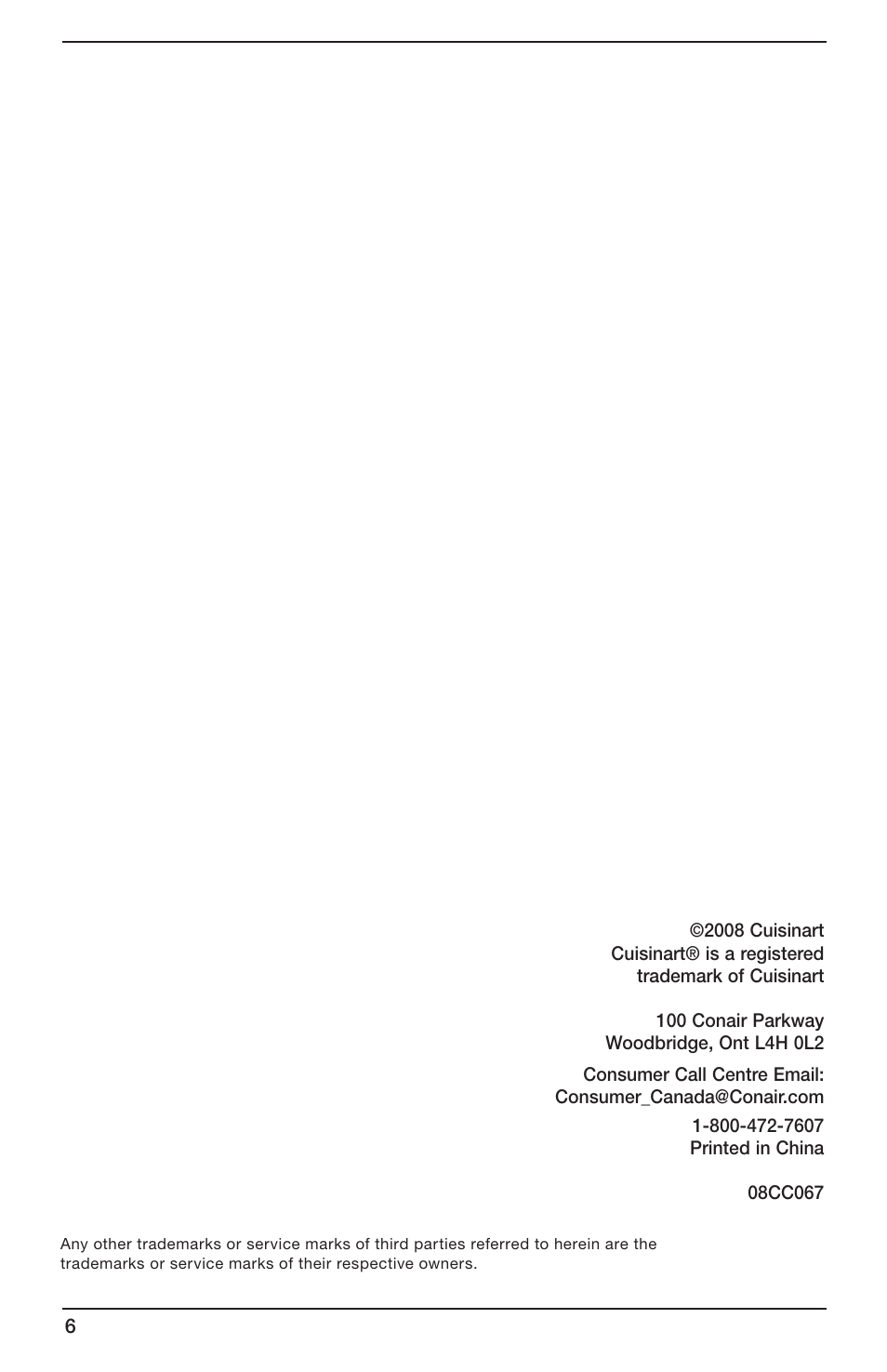 Cuisinart GRIDDLER CGR-SMC User Manual | Page 6 / 20