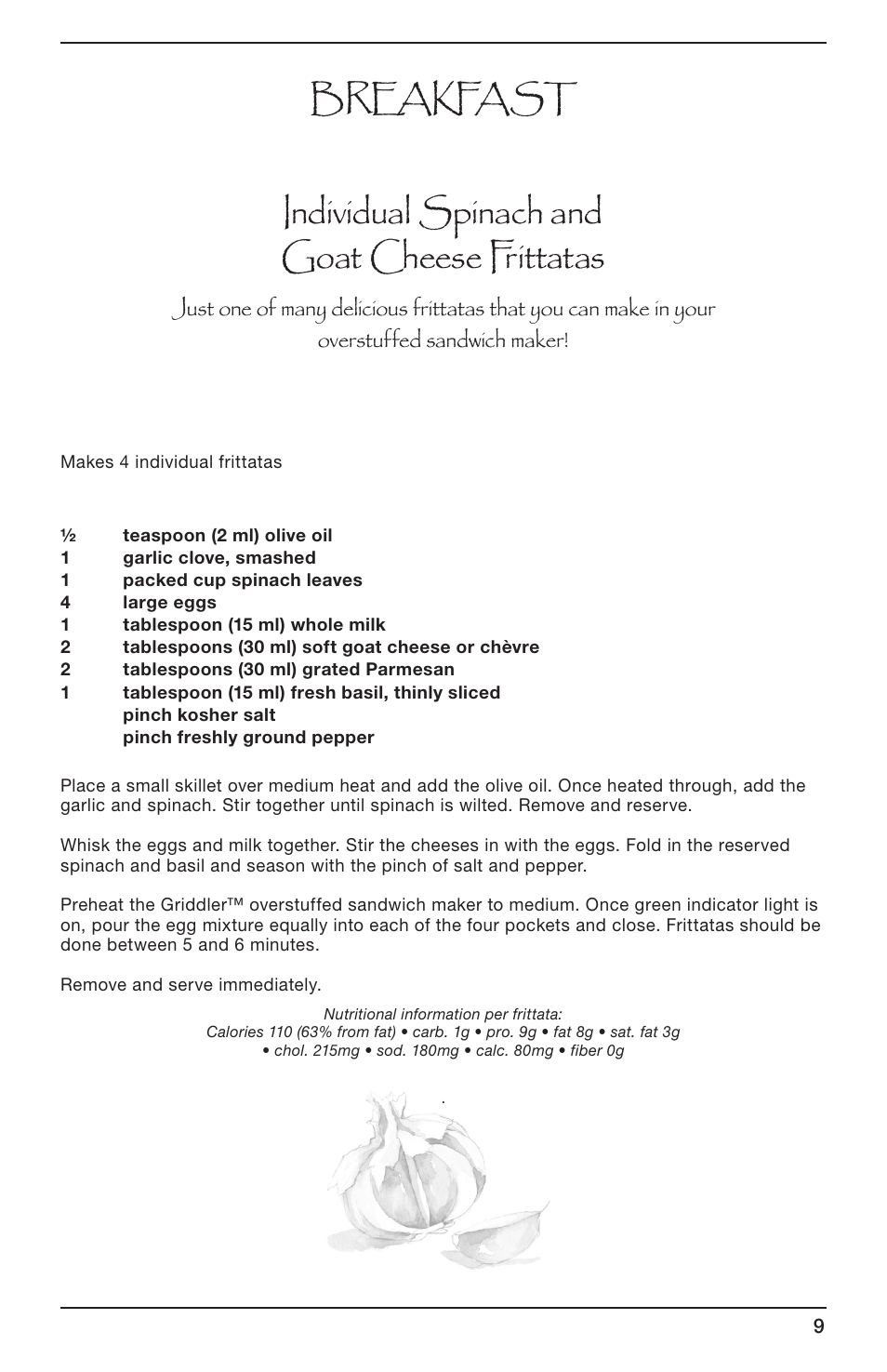Cuisinart GRIDDLER CGR-SMC User Manual | Page 9 / 20