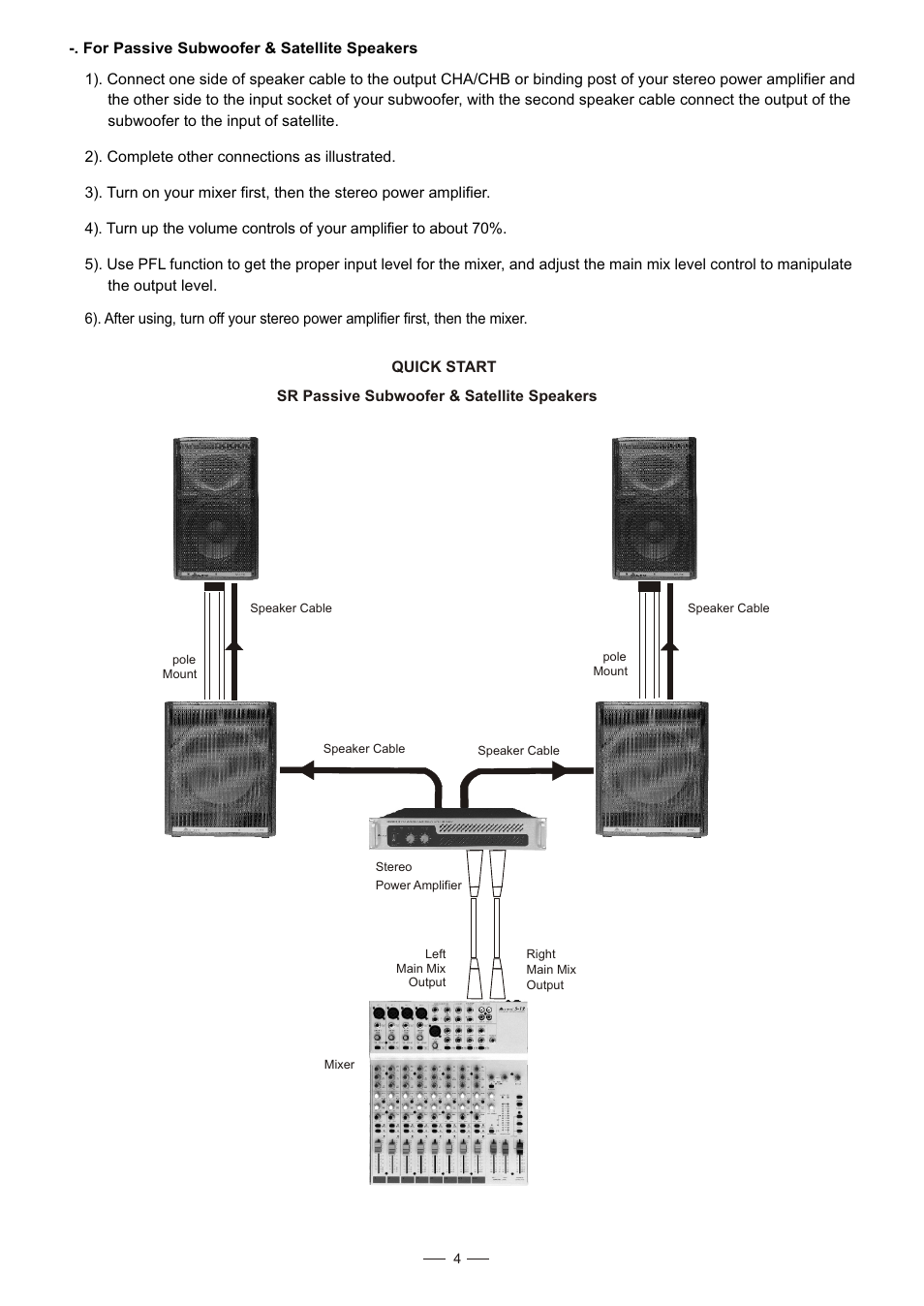 Alto Professional SR500A User Manual | Page 5 / 14