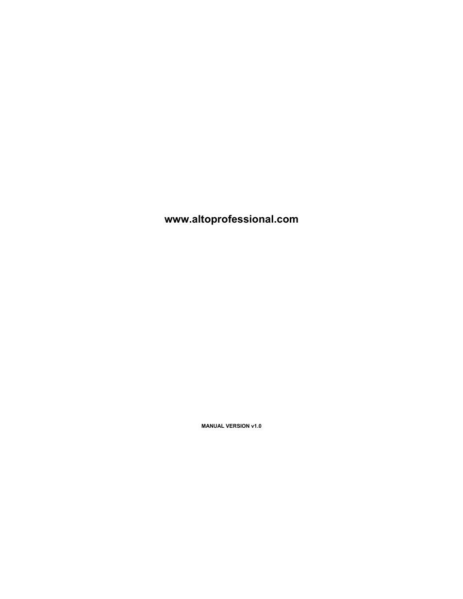 Alto Professional HPA6 User Manual | Page 40 / 40