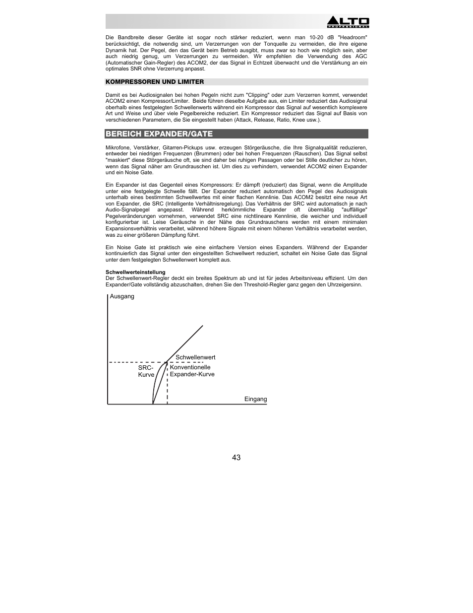 Alto Professional ACOM2 User Manual | Page 43 / 60