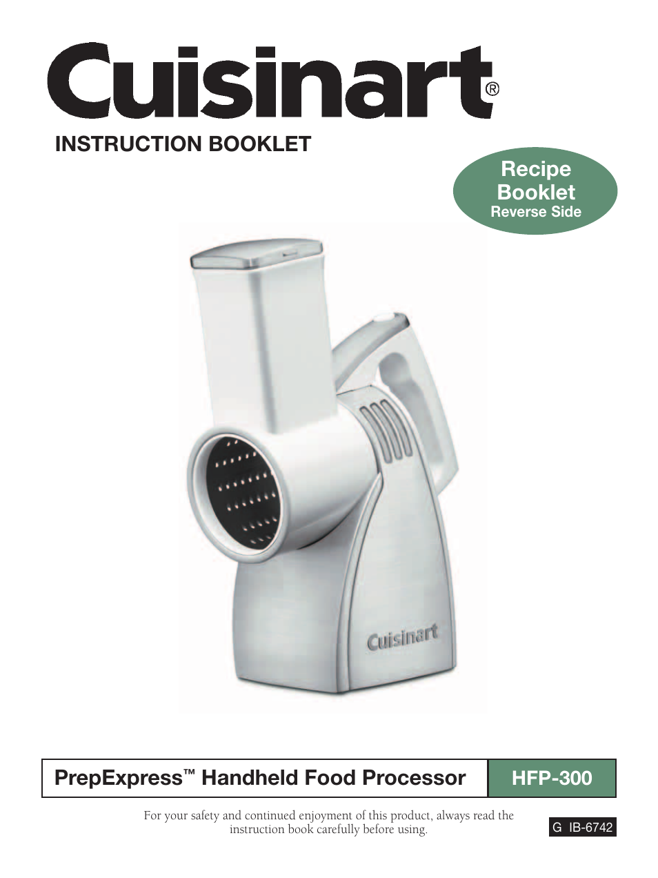 Cuisinart HFP-300 User Manual | 21 pages