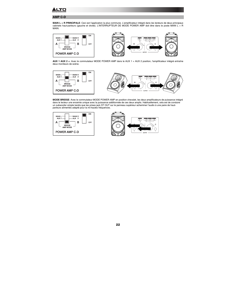 Alto Professional TMX200DFX User Manual | Page 22 / 44