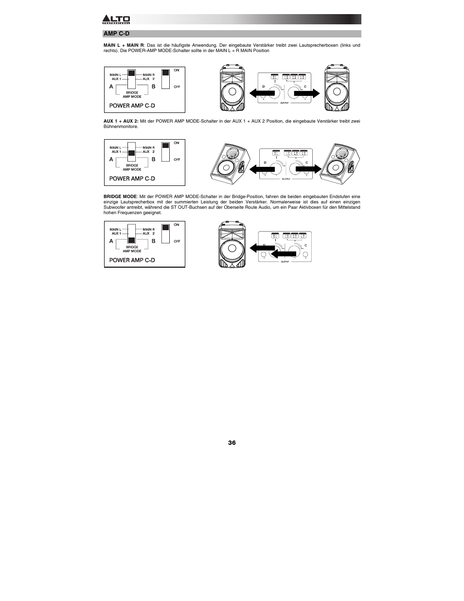 Alto Professional TMX200DFX User Manual | Page 36 / 44
