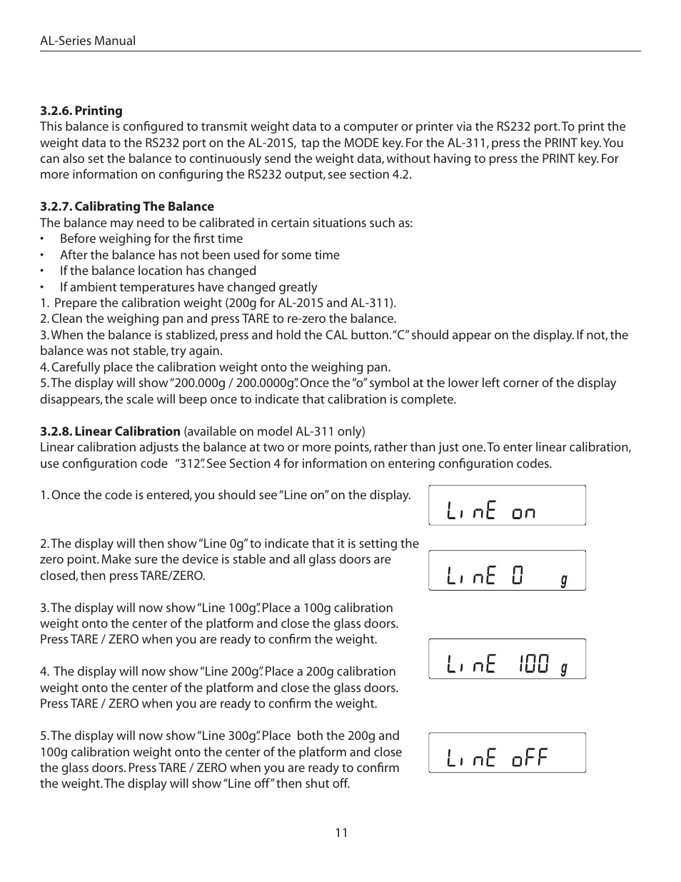 Pcs% kgct | American Weigh Scales (AWS) AL-311 User Manual | Page 11 / 16