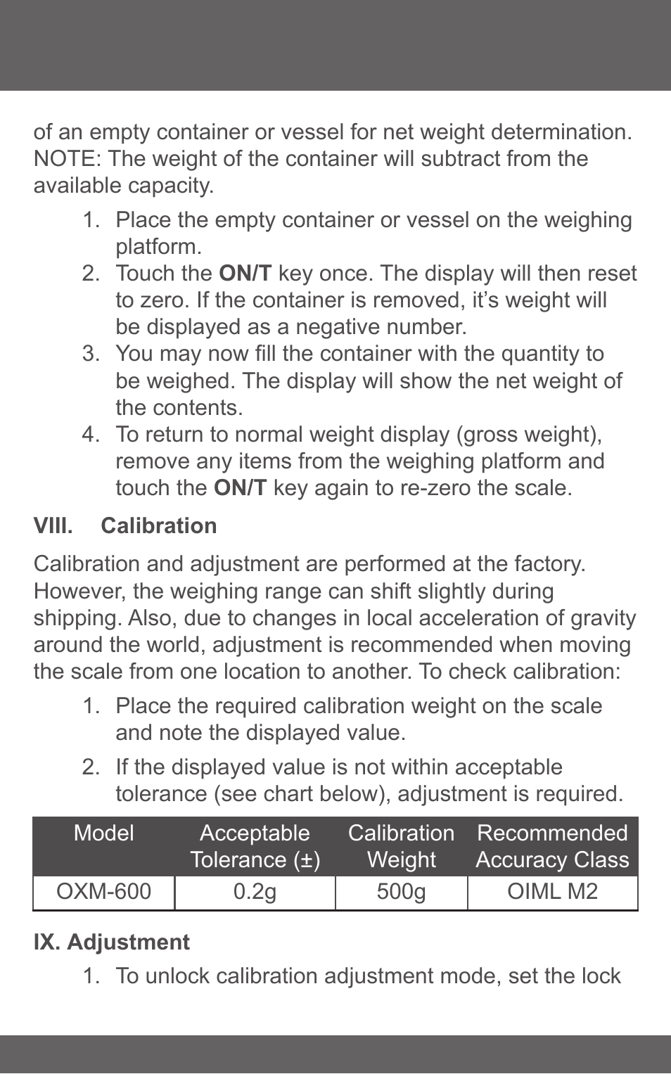 American Weigh Scales (AWS) miniONYX User Manual | Page 5 / 7