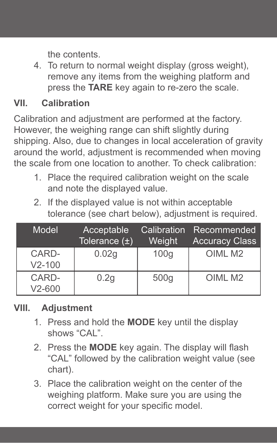 American Weigh Scales (AWS) Card-V2-600 User Manual | Page 5 / 7