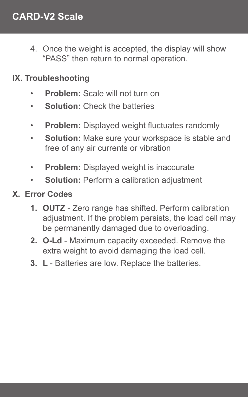 American Weigh Scales (AWS) Card-V2-600 User Manual | Page 6 / 7