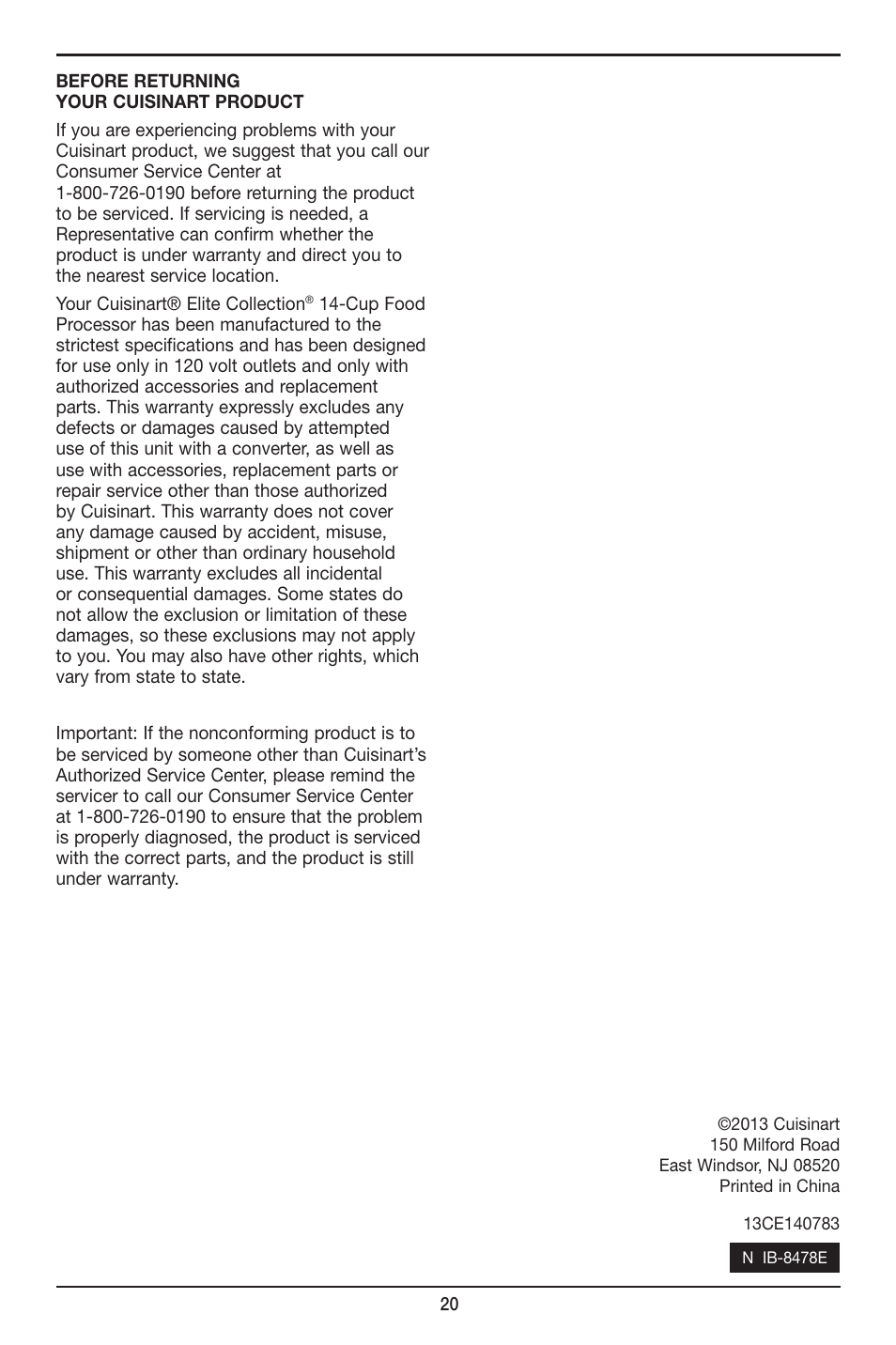 Cuisinart FP-14 User Manual | Page 21 / 93